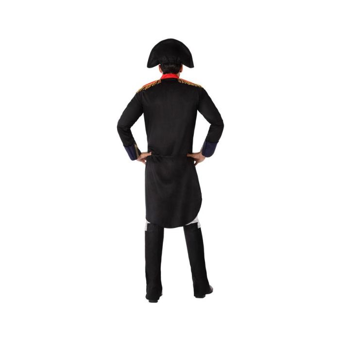 Déguisement Napoléon Homme Adulte Costume Historique 5 Pièces (Veste, Pantalon, Chapeau, Guêtres) Taille XL - Polyester Multicolore