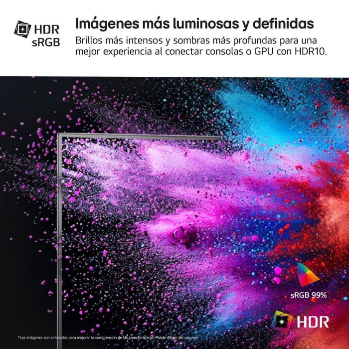 Monitor Gaming LG 32G600A-B Quad HD 32" 12