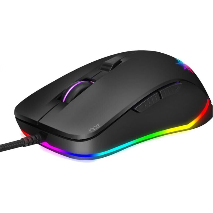 INCA Gaming Maus IMG-327 4800 DPI. RGB. 6 Tasten. USB. SW retail 3