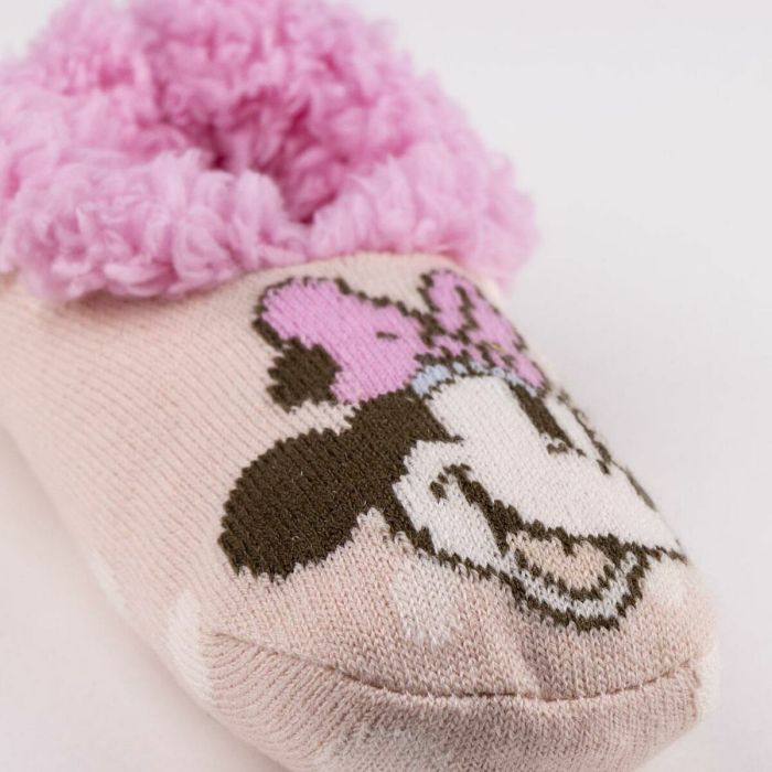 Chaussons Minnie Mouse Rose 1