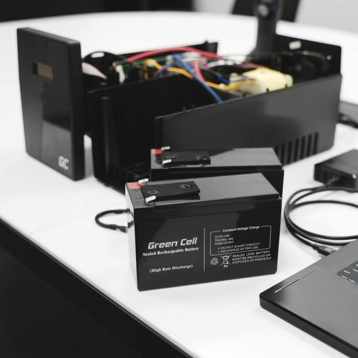 Batterie pour Système d'Alimentation Sans Interruption Green Cell AGM50 10000 mAh 10 Ah 12 V 5 Batterie pour Système d'Alimentation Sans Interruption Green Cell AGM50 10000 mAh 10 Ah 12 V 5