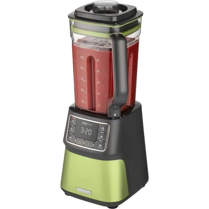 Sencor SBU 7870GG Super Blender, Mixeur sous vide 1500W 28000 tr/min avec 8 lames titan et pichet Tritan 1.5L - Programmes prédéfinis
