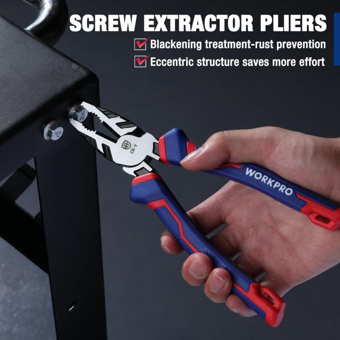 Pinces Workpro 200 mm 6