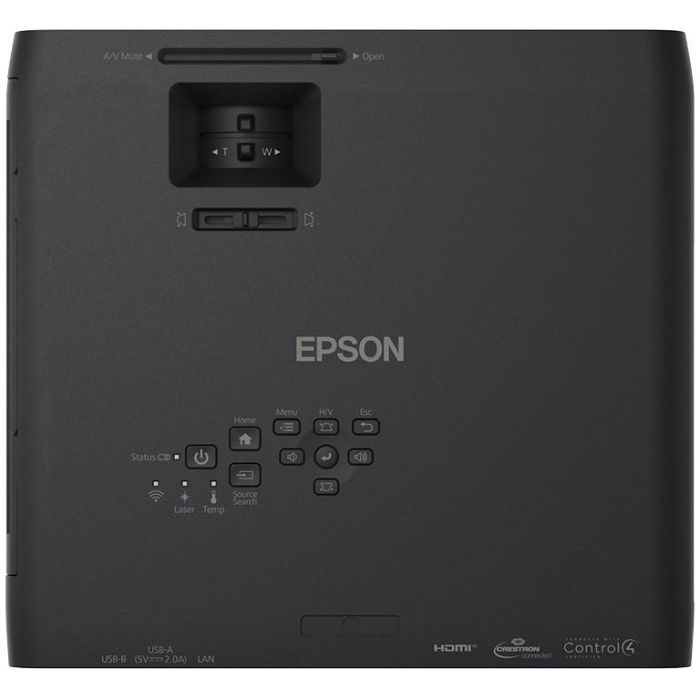 (1920x1080) Epson EB-L265F 3-LCD Laser 4600 Lumen 16:9 VGA HDMI USB composite video Speaker Full HD Black 13