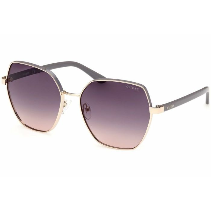 Lunettes de soleil Femme Guess GU00108 Doré ø 60 mm 8 Lunettes de soleil Femme Guess GU00108 Doré ø 60 mm 8