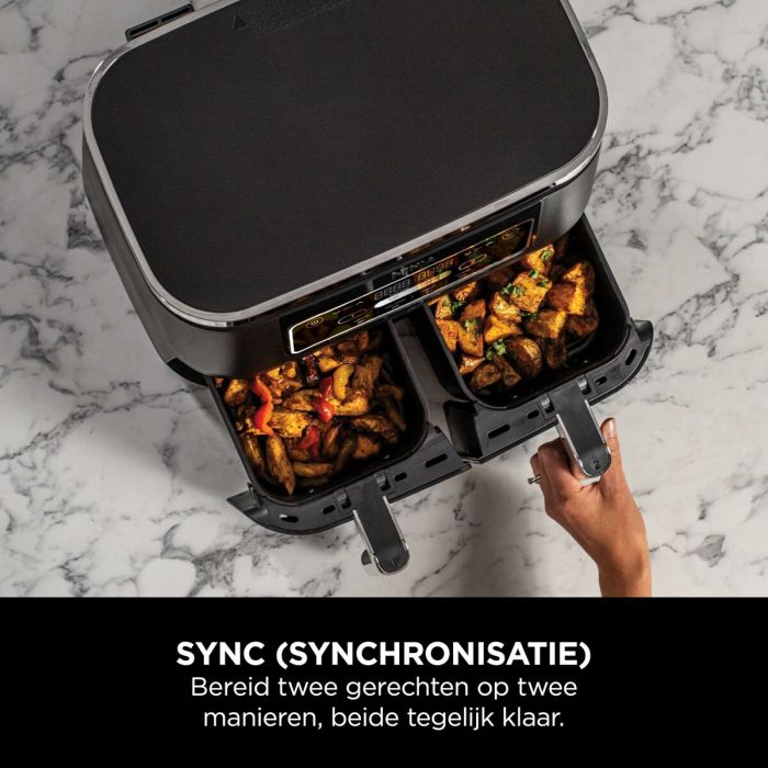 Friteuse à Air NINJA AF200EU Noir 2400 W 1,6 L 7,6 L 6