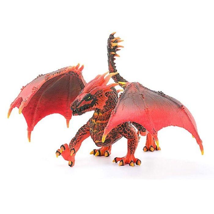 Dragon de lave,Figurine dragon schleich avec des parties mobiles, Dragon rouge jouet de la collection créature ELDRADOR pour 2 Dragon de lave,Figurine dragon schleich avec des parties mobiles, Dragon rouge jouet de la collection créature ELDRADOR pour 2