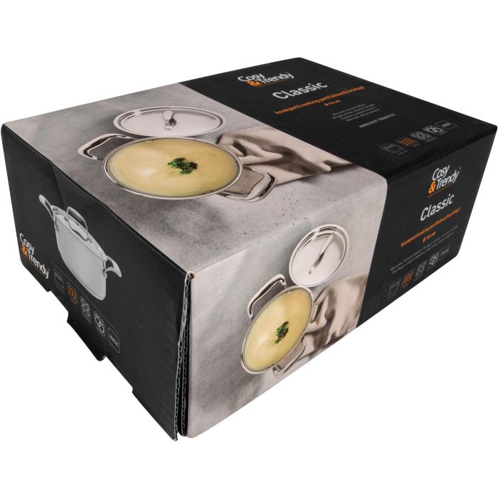 Faitout - COSY & TRENDY - CLASSIC - Acier inoxydable - Ø16 cm - 1,61 L - Tous feux dont induction 0 Faitout - COSY & TRENDY - CLASSIC - Acier inoxydable - Ø16 cm - 1,61 L - Tous feux dont induction 0