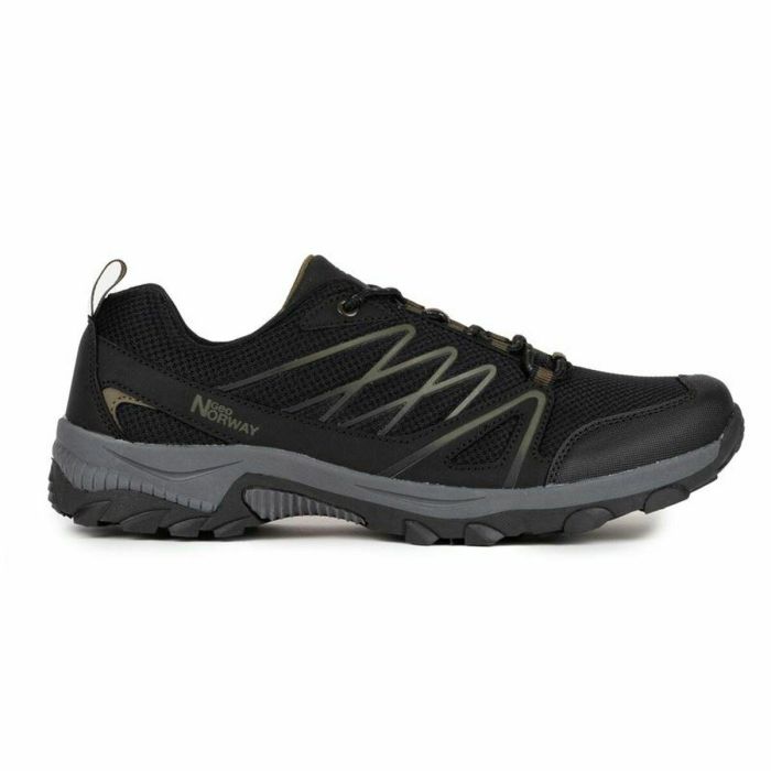 Chaussures de trail pour homme (course en montagne) Geographical Norway Noir Montagne