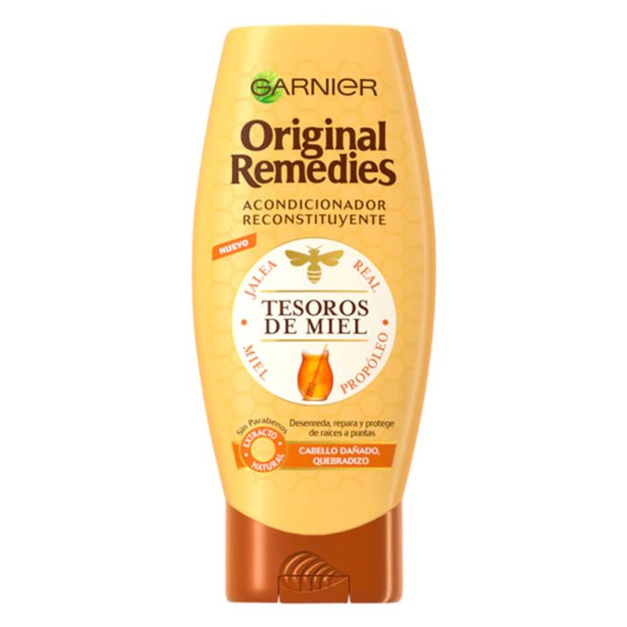 Garnier Revitalisant Trésors de Miel pour Cheveux Endommagés et Sèches, 250 ml