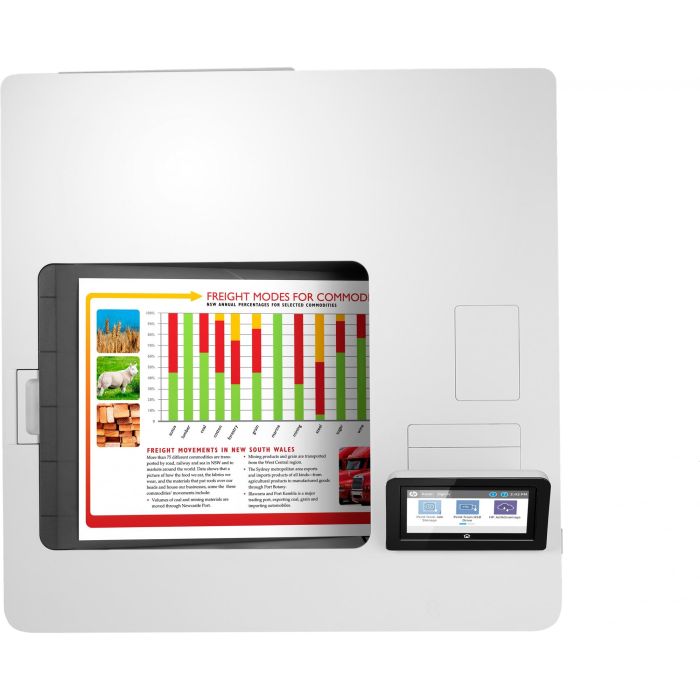 FL HP Colot LaserJet Enterprise M555X Farblaserdrucker A4 LAN WLAN WiFi Duplex 4