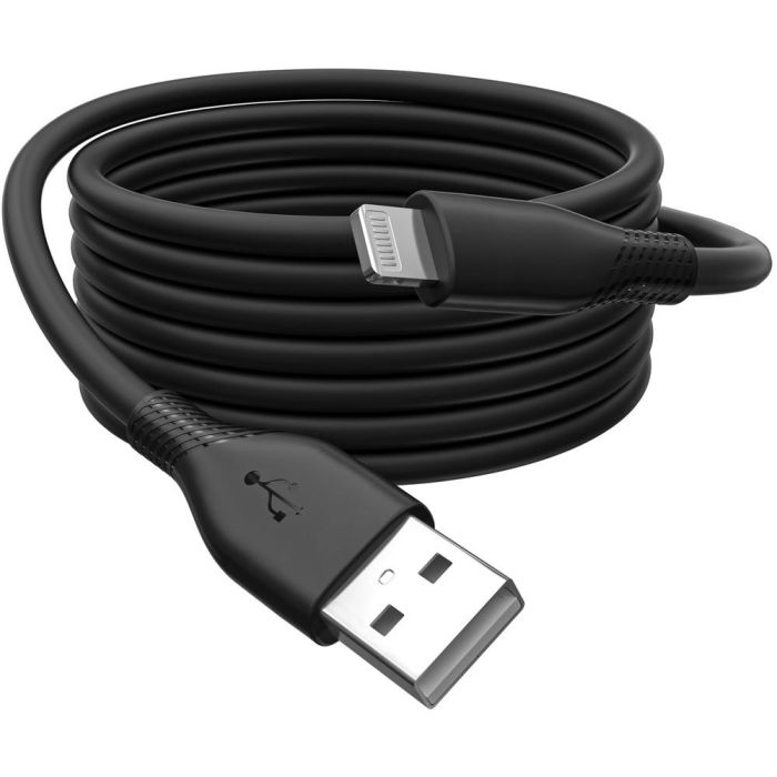 DIGITUS USB 2.0 Kabel Typ A-Lightning Silikon 1m MFI schwarz 4