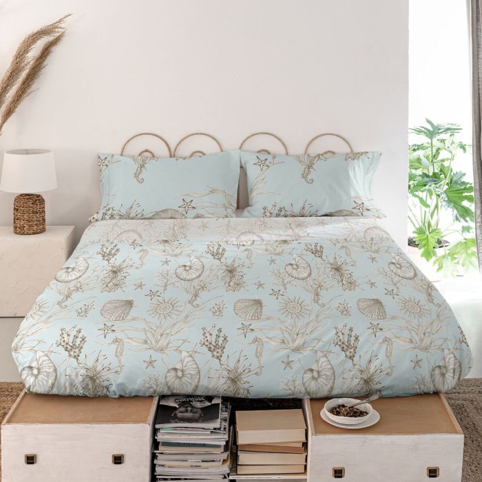Drap HappyFriday Coral reef Multicouleur 240 x 270 cm 2