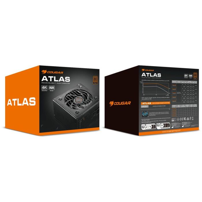 750W COUGAR Netzteil ATLAS 750W ATX / 80 Plus Bronze 7 750W COUGAR Netzteil ATLAS 750W ATX / 80 Plus Bronze 7