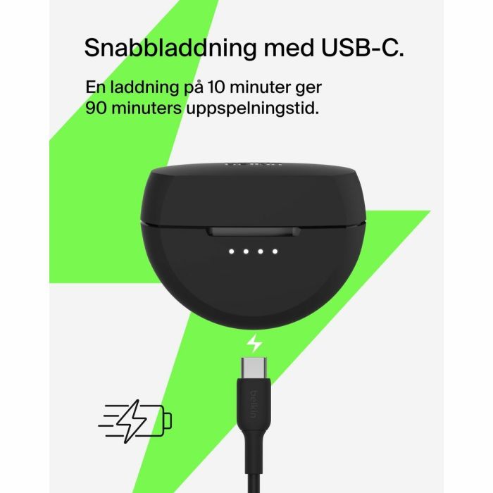 Casque Belkin AUC012BTBK Noir 1 Casque Belkin AUC012BTBK Noir 1