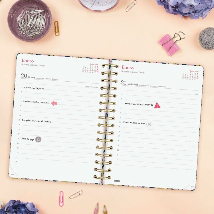 Agenda Finocam YOU A5 15,5 x 21,2 cm Volets 2026 2