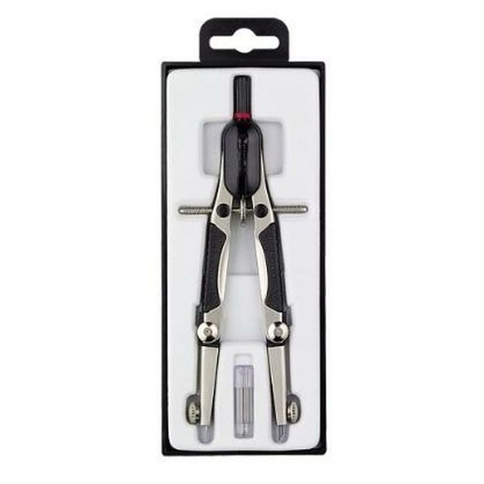 Boussole Rotring Noir Acier inoxydable (6 Unités) 1 Boussole Rotring Noir Acier inoxydable (6 Unités) 1