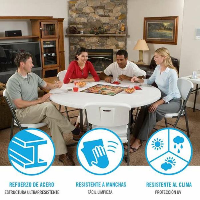 Table Piable Lifetime Ø 152 cm Ronde 4