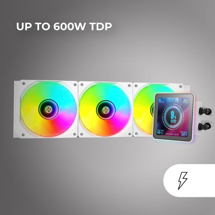 Ventilateur CPU Mars Gaming MLVISIONPRO360W 2 Ventilateur CPU Mars Gaming MLVISIONPRO360W 2