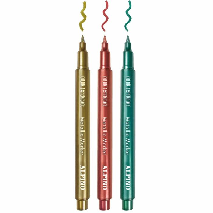 Ensemble de Marqueurs Alpino Multicouleur Métallisé 10 Unités 2 Ensemble de Marqueurs Alpino Multicouleur Métallisé 10 Unités 2