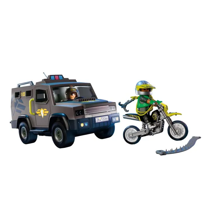 Playmobil 72066 Fourgon d'intervention des forces spéciales City Action - Set Les policiers, Promo Pack 56 pièces, pour enfant dès 4 ans