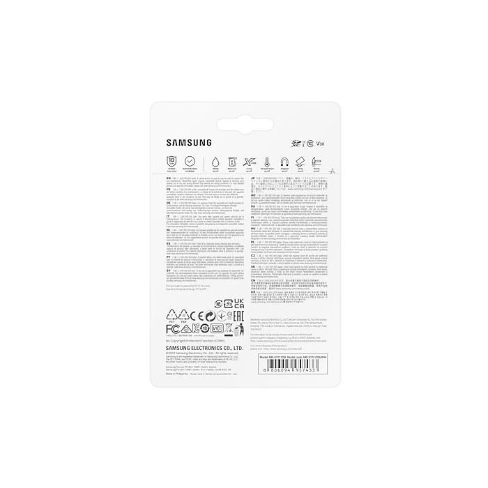 CARD Card 512GB Samsung XC PRO Ultimate (CL10) Reader retail 7