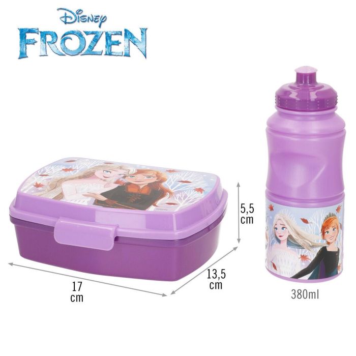 Sac à goûter avec accessoires Frozen 380 ml 17 x 5,5 x 13,5 cm (6 Unités) 3
