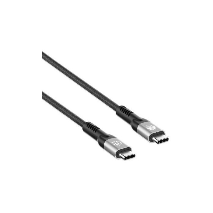 MANHATTAN USB4 USB-C Stecker/Stecker Kabel 240W 40G 8K 1m 1