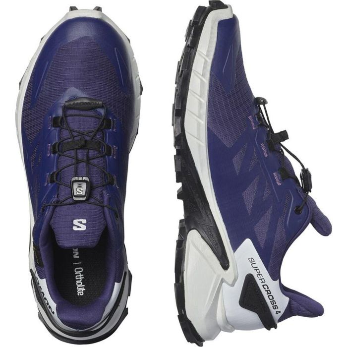 Chaussures de Running pour Adultes Salomon Supercross 4 Blanc 5