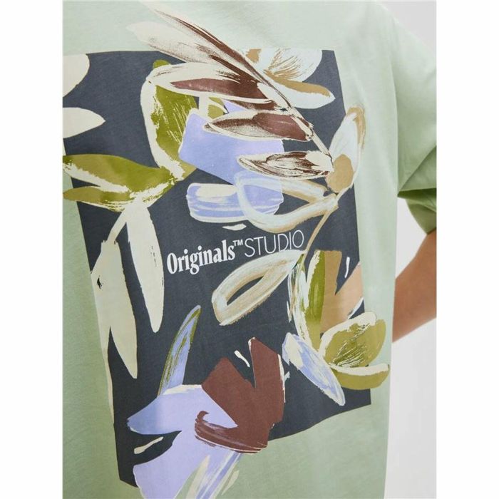 T-shirt à manches courtes homme Jack & Jones Jorvarenna Painted Bleu 2