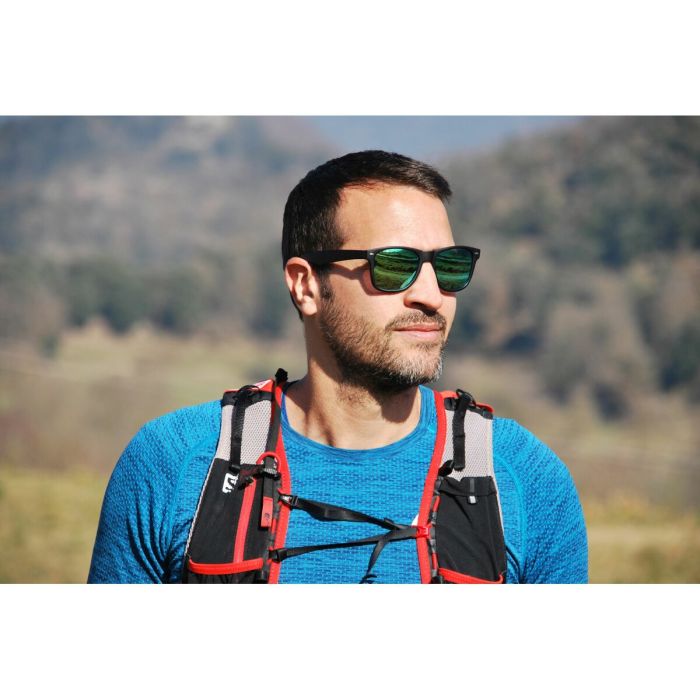 Lunettes de soleil Unisexe Eagle WAVE Noir Miroir 1