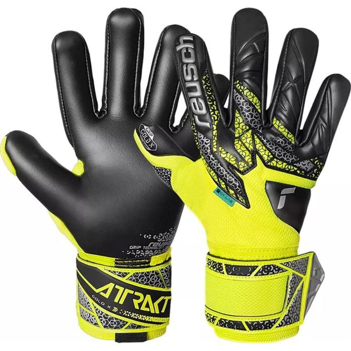 Gants de Gardien de But Reusch Attrakt Gold X Nc Noir Adultes M 1