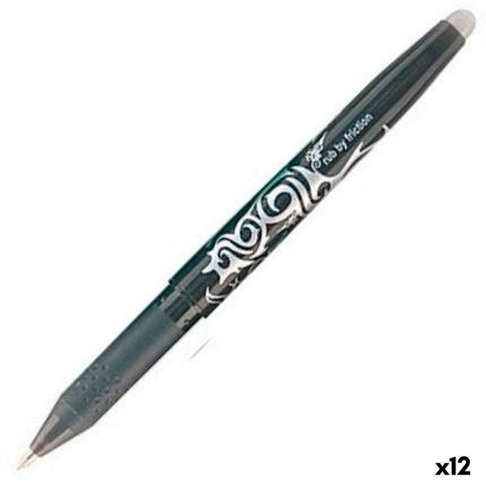 Crayon Pilot Frixion Ball Encre effaçable Noir 0,4 mm 0,7 mm (12 Unités)