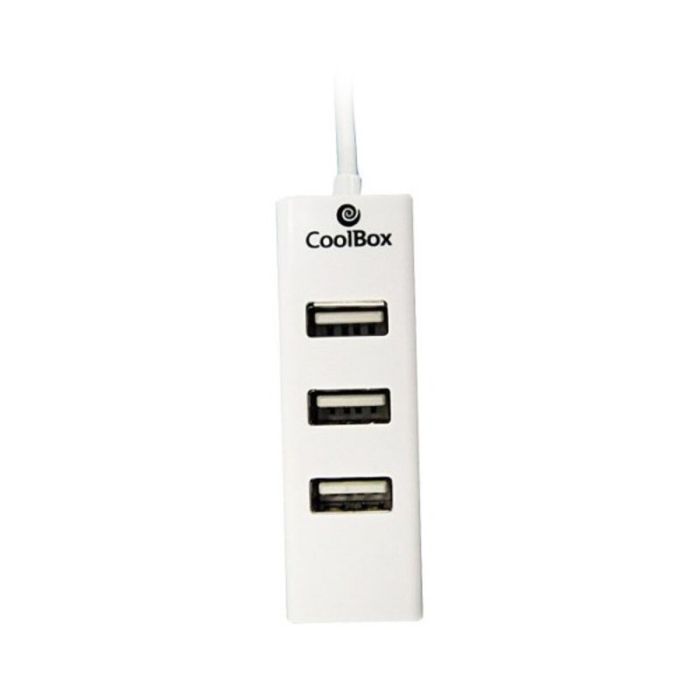 Hub USB CoolBox COO-UPH190 Blanc 0 Hub USB CoolBox COO-UPH190 Blanc 0