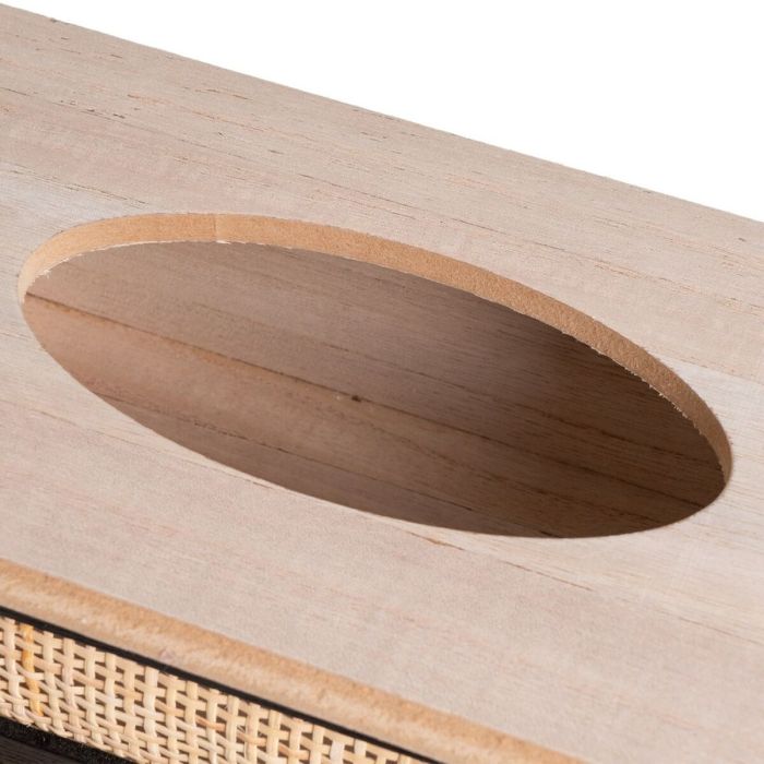 Boîte à mouchoirs HEARTS Bois Canne Bois MDF 27 x 16 x 9 cm 4