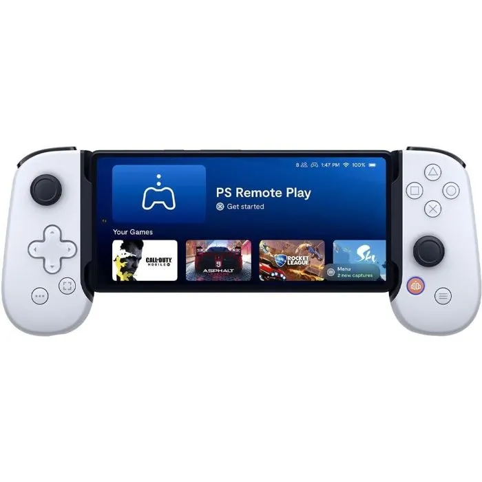 Backbone Manette de Jeu pour Android et iPhone 15, USB-C Filaire, Faible Latence, Prise Casque 3.5 mm et Charge Pass-Through, Application Backbone Incluse Backbone Manette de Jeu pour Android et iPhone 15, USB-C Filaire, Faible Latence, Prise Casque 3.5 mm et Charge Pass-Through, Application Backbone Incluse