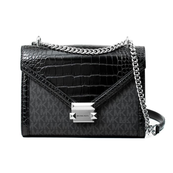 Sac à Bandoulière Michael Kors Whitney Noir 24 x 18 x 8 cm