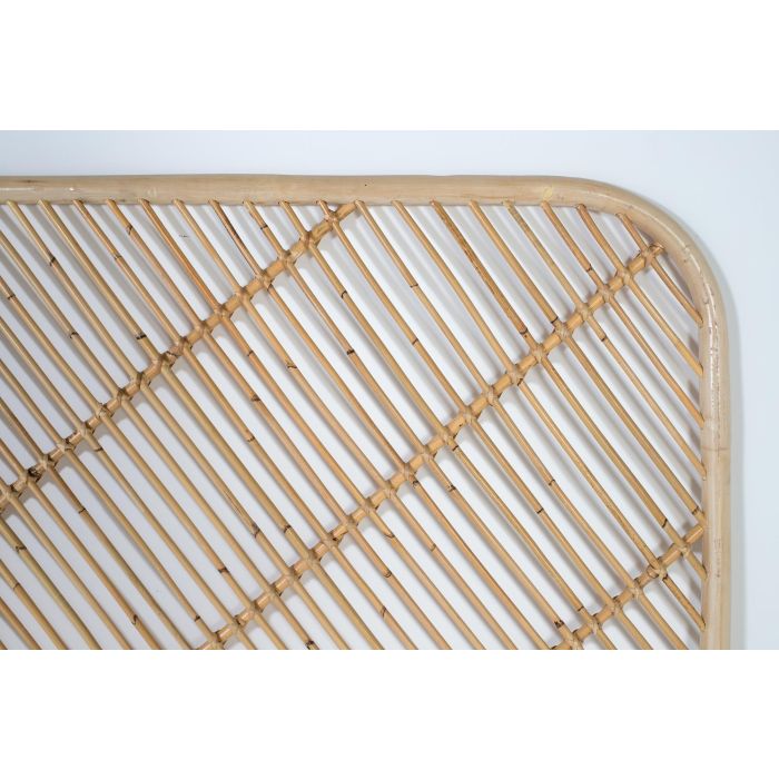 GINER Y COLOMER Tête de lit en rotin naturel, largeur 150 cm, fabrication artisanale, décoration chambre - Matériau : RATTAN, Couleur : Naturel 1