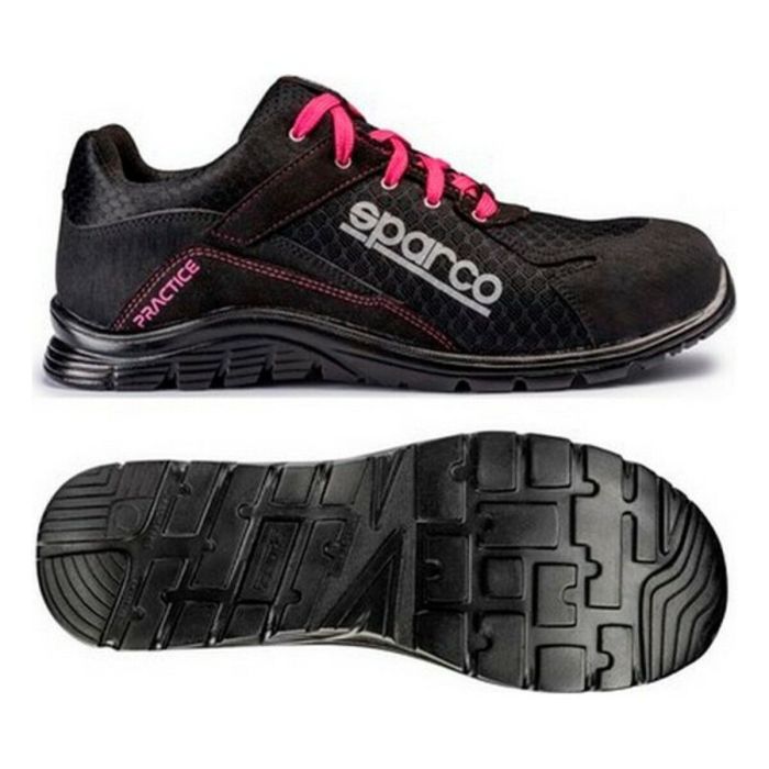 Chaussures de sécurité Sparco Practice Noir Rose 0 Chaussures de sécurité Sparco Practice Noir Rose 0