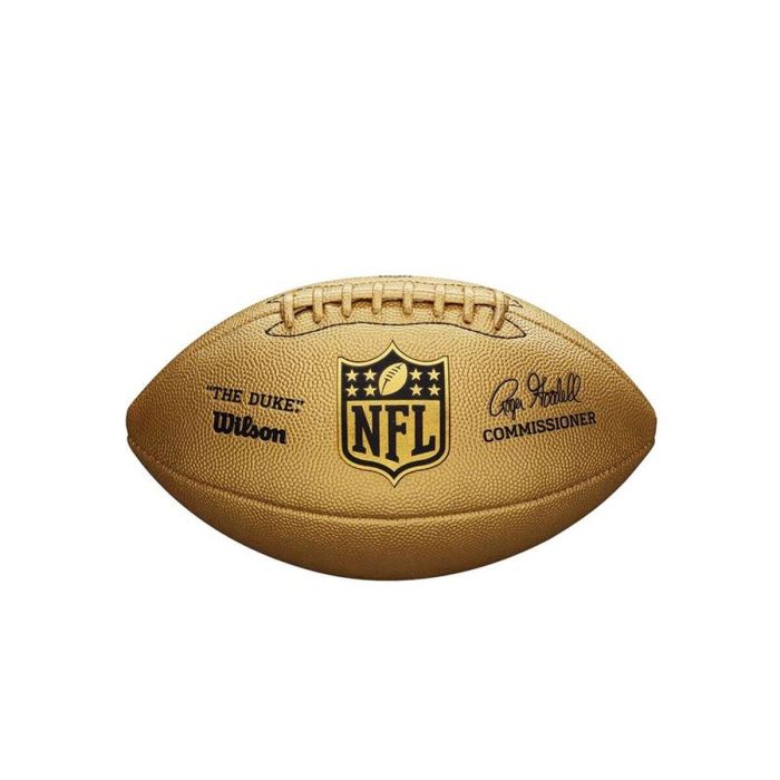 Ballon de Rugby Wilson The Duke Metallic Edition YL Doré