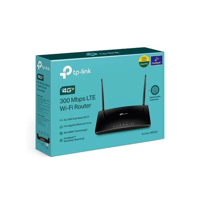 Router TP-Link MR500 Blanc Noir Wi-Fi 5 GHz RJ45 Ethernet LAN 11 Router TP-Link MR500 Blanc Noir Wi-Fi 5 GHz RJ45 Ethernet LAN 11