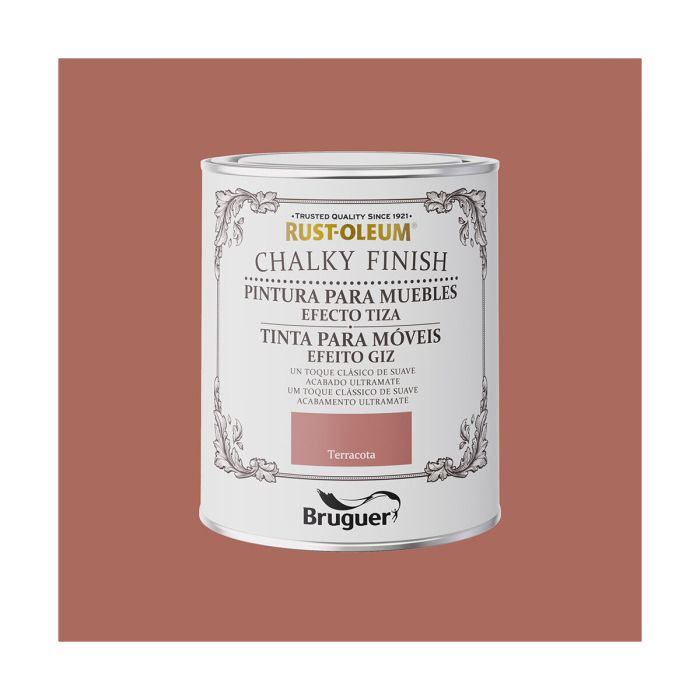 Peinture Bruguer Rust-oleum Chalky Finish 5733893 Meubles Terre cuite 750 ml 1 Peinture Bruguer Rust-oleum Chalky Finish 5733893 Meubles Terre cuite 750 ml 1