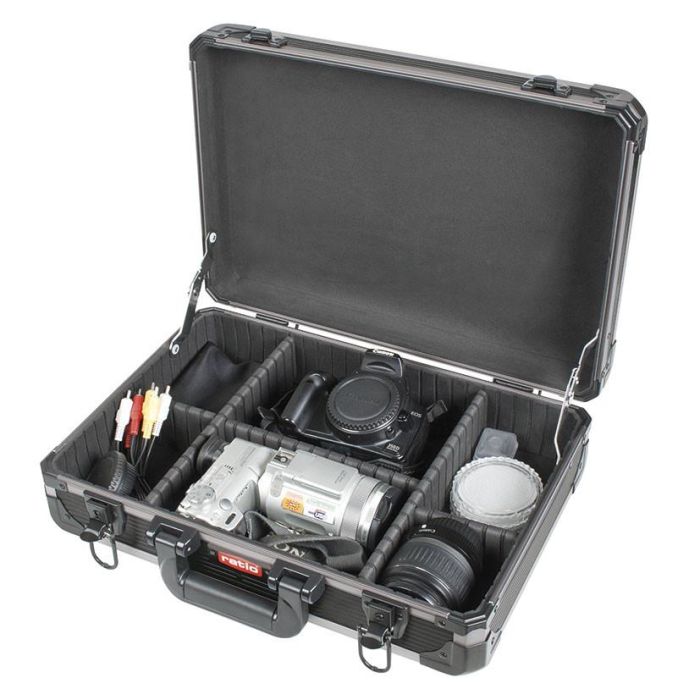 Maletin Pcv/Alum. Lightbox 40X11 H.28 Esquinas Reforzadas. Interior Acolchado. Ratio 1