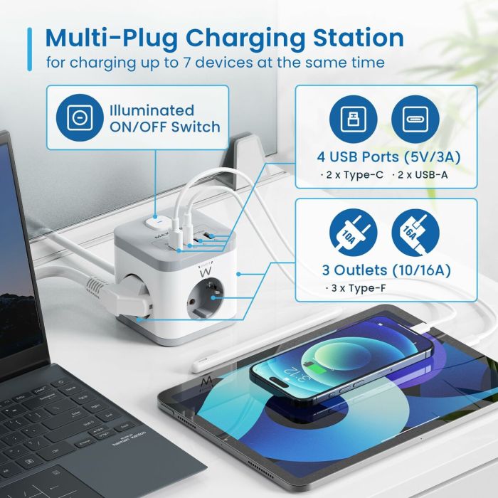 Réglette Ewent EW3863 (1,5 m) 1