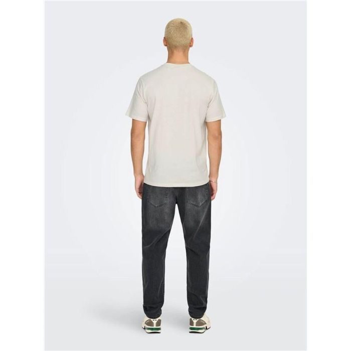 T-shirt à manches courtes homme Only & Sons Onsdawson Reg Blanc 1