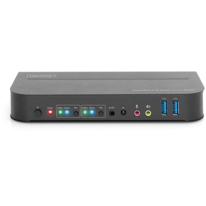 Digitus DS-12850 KVM-Switch 2-Port 4K/60Hz 2x DP > 1x DP/HDMI 4