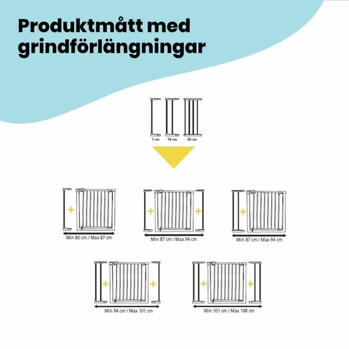 Barrière de sécurité Safety 1st Easy Close Marron Noir 73-80 cm 7