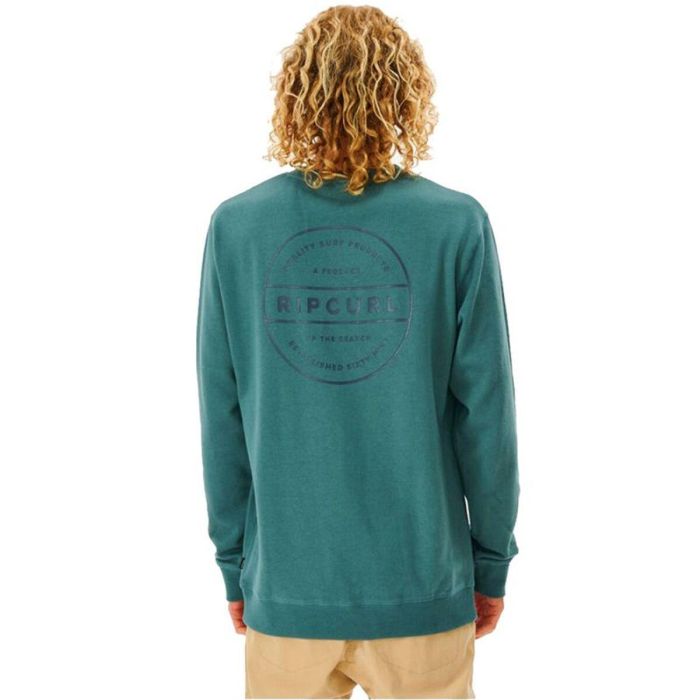Sweat sans capuche homme Rip Curl Re Entry Crew Bleu 2