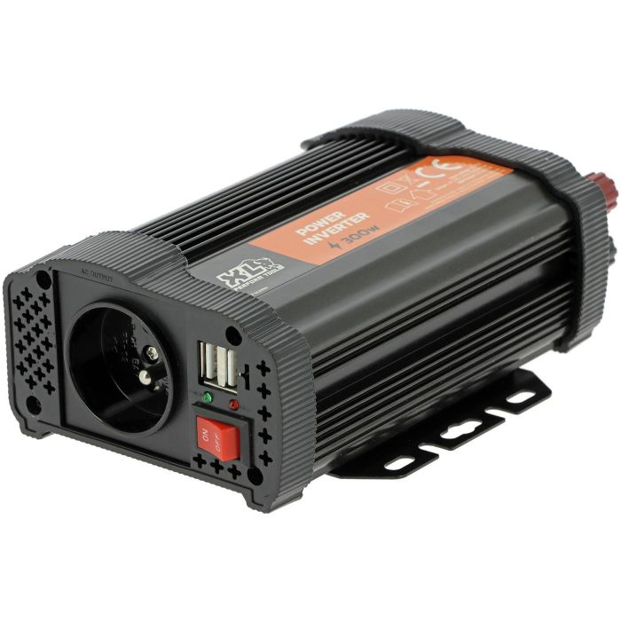 Convertisseur - XL PERFORM TOOLS - 12V-230V - 300 W - 2 fusibles inclus - 2 sorties USB 0 Convertisseur - XL PERFORM TOOLS - 12V-230V - 300 W - 2 fusibles inclus - 2 sorties USB 0
