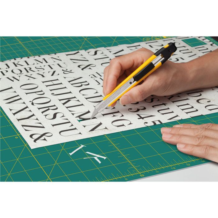 Cutter Olfa Noir Acier inoxydable Plastique 2